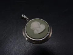 WEDGWOOD ウェッジウッド ジャスパー ネックレス チャーム ペンダントトップ アクセサリー レディース シルバー系 DJ6452