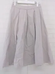 ◇ NOBLE ノーブル 膝下丈 フレア スカート サイズ36 グレー系 レディース P  【中古】 【1210180010235】