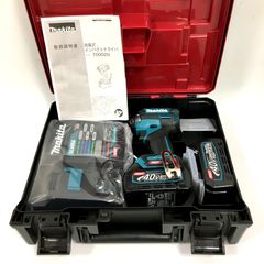 未使用 makita マキタ 充電式インパクトドライバ TD002GRDX  フルセット 40Vmax 2.5Ah ブルー 青 純正品 コードレス △ DW3219