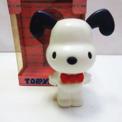 希少 Toppy＆Kuppy トッピー＆クッピー サンリオ ソフビケース 1983年 昭和レトロ 江村信一 キャンディ入れ 箱つき 当時物 カンロ トッピー＆クッピーギフト 保管品 E17Z