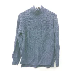 ◇ ⊇ LE SOUK HOLIDAY ルスークホリデー 長袖 ニット サイズL ネイビー系 レディース E  【1409100018066】
