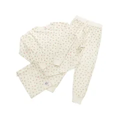 ☆ ピンク ☆ JEMORGAN レディース ワッフル花柄３点セット ワッフル 生地 セットアップ JEMORGAN サーマル JD570-59S 花柄 かわいい ルームウェア 上下セット レディース ロンT パジャマ 部屋着 小花柄 ワッフル生地 アメカジ