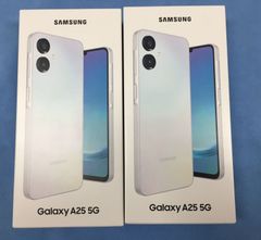 2台セット【新品・未開封】SIMフリー au Galaxy A25 5G SCG33 ライトブルー