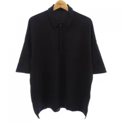 casey casey ポロシャツ　ブラック CASEY CASEY（ケイシーケイシー） / EQUERRE POLO / ポロシャツ