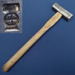 未使用　福島　四角玄翁　 150匁　大工道具　玄能　金槌　ハンマー　木工　建具 未使用 福島 四角玄翁 100匁 グミ柄 大工道具 金槌 ハンマー 玄
