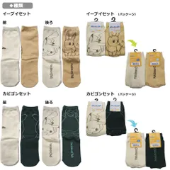 ポケモン ジュニア ハイソックス 2点セット 15～21cm | 2P セット ポケットモンスター ピカチュウ カビゴン イーブイ 靴下 子供 園児 小学生 幼稚園 保育園 学校 洗い替え 15cm 16cm 17cm 18cm 19cm 20cm 21cm