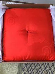 新品　還暦祝い　還暦　赤い座布団　座布団　ちゃんちゃんこ　z-259