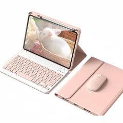 2024年型 iPad Pro 11インチ M4 キーボードケース 可愛い カラーキーボード マグネット 分離式 アイパッド iPadPro11 2024 キーボード カバー ビジネス 学生 女性 人気薄いピンク