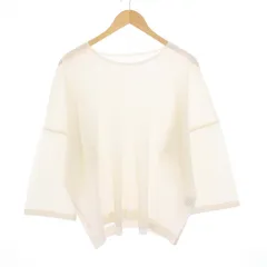 オムプリッセイッセイミヤケ HOMME PLISSE ISSEY MIYAKE プリーツ Tシャツ カットソー 長袖 メッシュ 2 M アイボリー HP01JK160 /KHのサムネイル