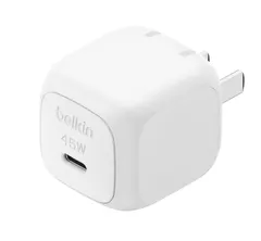 【在庫セール】旅行や出張に最適 折り畳みプラグ iPad/iPhone/Androidスマホ・タブレット各種対応 PPS対応 高速充電対応 PSE技術基準適合 充電器 16 ホワイト iPhone PD3.1 45W WCA013qcWH USB充電器 Bel