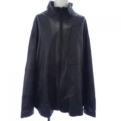 Porter Classic◇レザージャケット・ブルゾン/L/山羊革/ネイビー//