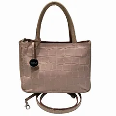 フルラ　型押しレザー　バッグ　トートバッグ　レディース