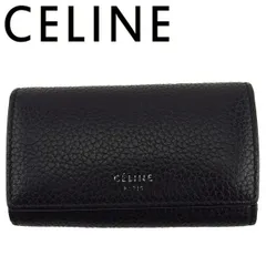 ✨未使用に近い✨　CELINE  キーケース　キーホルダー　ロゴ型押し　ボタン 2025年最新】celine キーケースの人気アイテム - メルカリ