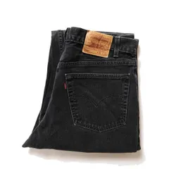 00's USA製 リーバイス Levi's 550 ブラック デニムパンツ (38×34) 黒 リラックス 2001年製 00年代 アメリカ製 旧タグ オールド 赤タブ アメリカ古着 USED  ビンテージ ヴィンテージ