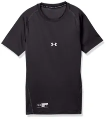 【新着商品】野球ベースレイヤー UAヒートギアアーマー コンプレッション [アンダーアーマー] ショートスリーブ クルー メンズ Black / / LG