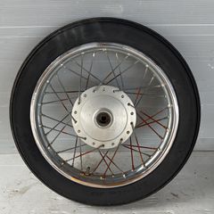 マグナ250用 スティードホイール ポン付け ホワイトリボンタイヤ バリ