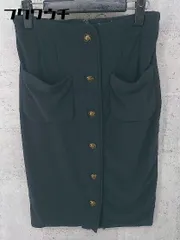 ◇ Lily Brown リリー ブラウン 膝丈 スカート サイズ1 ブラック レディース 【1002801449001】