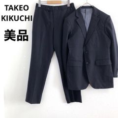 新品・タグ付】タケオキクチ スラックス 濃紺 Mサイズ 定価2.2万円 