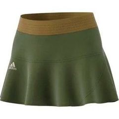 adidas  アディダス  テニス  ウェア  スコート  海外Sサイズ（日本Мサイズ相当）中古美品  カーキ