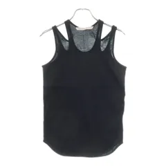 極美品 24SS ジョン ローレンス サリバン タンクトップ ジップ　ブラック 極美品 24SS ジョン ローレンス サリバン タンクトップ ジップ