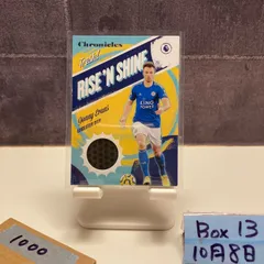 2019-20 Panini Chronicles Jonny Evans Leicester City Fresh Rise 'N Shine ジャージ カード