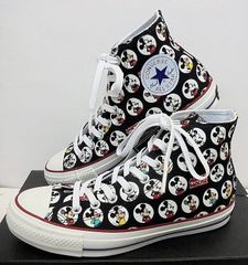 신품 CONVERSE ALL STAR 100 MICKEY MOUSE HM HI(올스타 100 미키 마우스) 블랙 22.5 센치메터