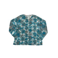 FUMIE＝TANAKA（フミエタナカ）　tulle embroidery pullover　チュール　エンブロイダリー　プルオーバー　ブラウス　フラワー　刺繡　シースルー　22AW