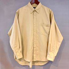 00's THE NORTH FACE ザ ノースフェイス BDシャツ ボタンダウン 長袖 ベージュ メンズ Lサイズ
