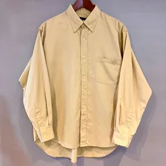 00's THE NORTH FACE ザ ノースフェイス BDシャツ ボタンダウン ロングスリーブ 長袖 ベージュ メンズ Lサイズ