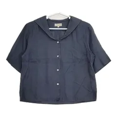 美品　マーガレットハウエル　MHL. 半袖　ベーシックシャツ　ゆったり　ML WORKWEAR STRIPE COTTON SHIRTING | MARGARET HOWELL