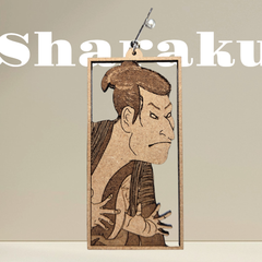 和風ピアス　写楽　浮世絵【奴江戸兵衛】