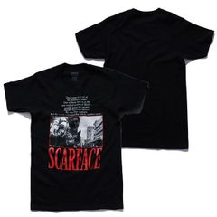スカーフェイス【SCARFACE】TEE Tシャツ 半袖 ロックT 映画 アル・パチーノ メンズ レディース トップス コットン