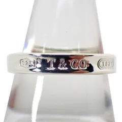 ティファニー 925 1837 ナロー リング /17号/j5-9