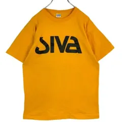 70s80sUSA製バータグ！チャンピオンCHAMPION半袖Tシャツ袖シングルステッチ企業系ロゴプリント黄色イエロー黒ブラックグランジy2kアメカジvintageヴィンテージ50521