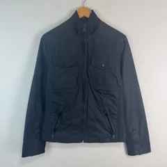 ZARA MAN ザラマン カバーオール ブルゾン ジャケット シンプル 古着 メンズ ブラック  Sサイズ ストリート アメカジ ワーク系　テック系