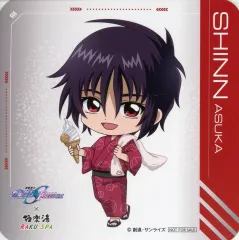 【中古】コースター シン・アスカ(ミニキャラ) オリジナルコースター 「機動戦士ガンダムSEED FREEDOM×極楽湯・RAKU SPA」 コラボメニュー注文特典