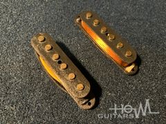 HOWL GUITARS Original Pickup '62-’63 Jaguar Black Bobbin ”Aged” Set ハウルギターズ 手巻き ピックアップ [Heavy Formvar]