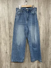 CLASSICAL ELF クラシカルエルフ 美シルエット ハイウエストルーズ デニムパンツ sizeXL/青 ■■ レディース