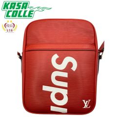 【LOUIS VUITTON×SUPREME】ルイヴィトン シュプリーム ダヌーブPPM ショルダーバッグ M53434 レッド ホワイト