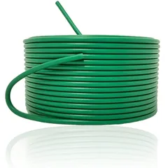 【新着商品】アースケーブル IV線 5.5sq 緑色 10m【太さ：1.25sq～8sq】【長さ：5ｍ～100ｍ】絶縁キャップ付 600Vケーブル ビニル絶縁電線 漏電 感電防止 アース線 延長 コンセント 5.5 IV 緑 電線 ケーブル