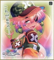 オリーヴ ミニ色紙 「ボンバーガール レインボー」 プレミアムグッズ