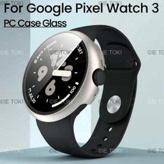 Google Pixel Watch用ガラススクリーンプロテクター フルカバー保護ケース シェルカバー Watch 3 2 41mm  45mm watch3 1個