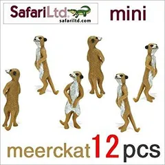 中古】サファリ社ミニフィギュア 343822 ミーアキャット 12個