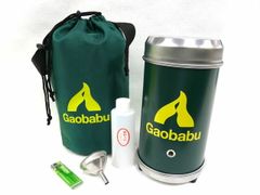 ガオバブ(Gaobabu)アルポット(ALPOT)＋ガオバブオリジナル4点セット (収納袋 アルコール燃料 ステンレス漏斗 ライター) 炊飯 湯沸かし クッカー 調理機器 調理器具 鍋 ポット 飯盒
