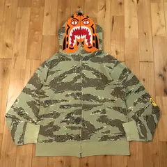 Desert camo タイガー パーカー Lサイズ Tiger full zip hoodie a bathing ape BAPE エイプ ベイプ アベイシングエイプ 迷彩