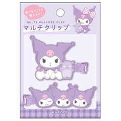 サンリオキャラクターズ　マルチクリップ　クロミ　前髪クリップ　ピン　ヘアアクセサリー
