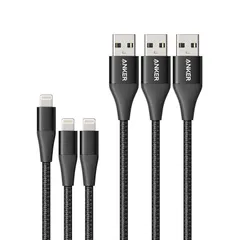 【新着商品】【3本セット】Anker PowerLine+ II ライトニングケーブル MFi認証 iPhone 13 / 13 Pro / 13 mini / 13 Pro Max /12 / SE(第3世代) 各種対応 (0.9m x 2 + 1.8m 1