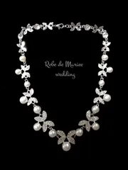 ヘッドドレスにもオススメ♡ネックレス&イヤリングセット