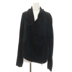 ヘルムートラング HELMUT LANG 60Z JERSEY DROP NECK JCKT ジャケット ジップアップ M 紺 ネイビー /HK ■OSのサムネイル