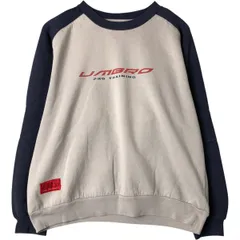 古着 90年代 アンブロ UMBRO ロゴスウェットシャツ トレーナー メンズXL相当/eaa581654